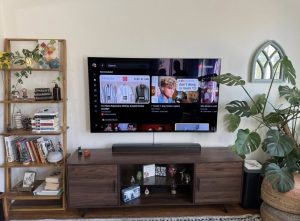 TV mounting and on-wall cable concealment, Menlo Park, 2/24/2025