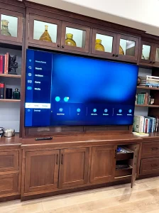 Recessed TV wall mounting, Campbell, 11/10/2021
